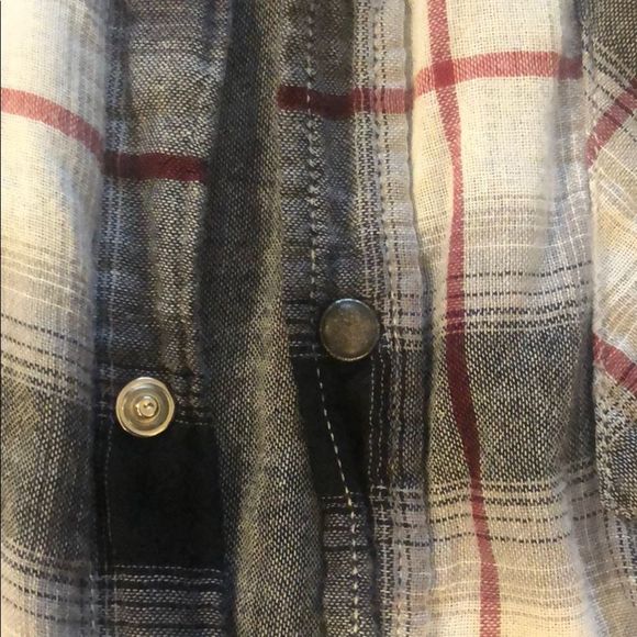 Men’s Jachs button down (clasp) plaid shirt - Picture 3 of 5